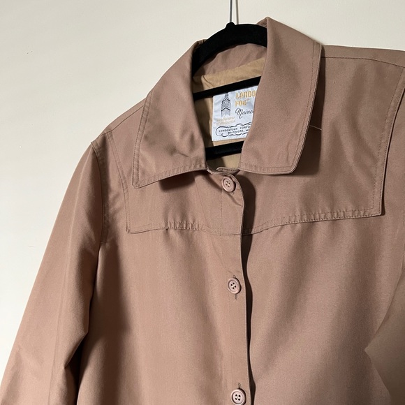 Vintage London fog rain trench coat - Picture 3 of 5